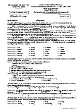 Đề thi thử THPT Quốc gia cho học sinh Lớp 12 THPT, BT THPT môn Tiếng Anh - Mã đề 185 - Năm học 2016-2017 - Sở GD & ĐT Ninh Bình (Có đáp án)